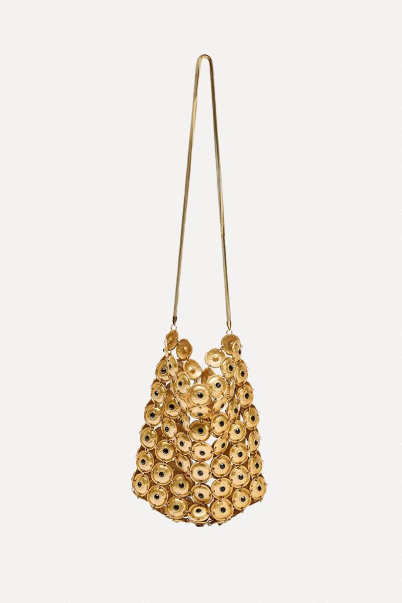 Metal Appliqué Bucket Bag from Zara