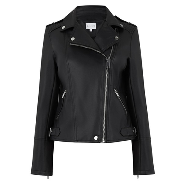 Faux Leather Biker Jacket