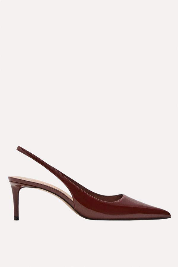 Patent Heeled Shoes from Mango