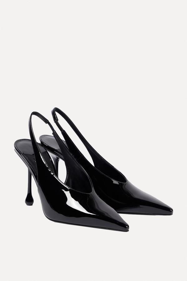 Isa 95 Patent Leather Slingback Pumps from Jimmy Choo 