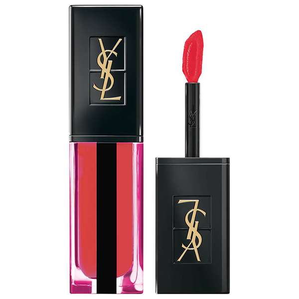Pur Couture Vernis À Lèvres Water Glossy Lip Stain In Coral from Yves Saint Laurent