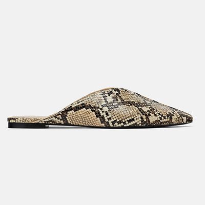 Vamp Animal Print Mules from Zara