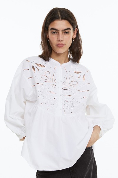 Broderie Anglaise Blouse