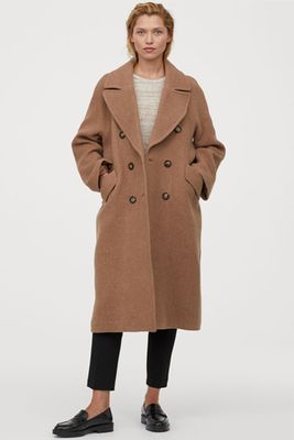Long Wool Blend Coat from H&M