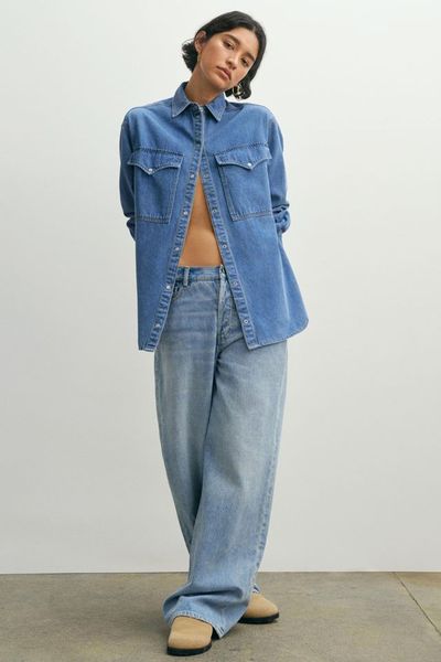 Davina Oversized Denim Shirt from Hush