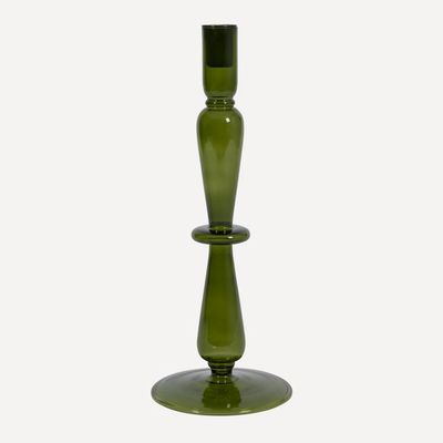 Refined Recycled Glass Candlestick Holder Medium from Urban Nature Culture