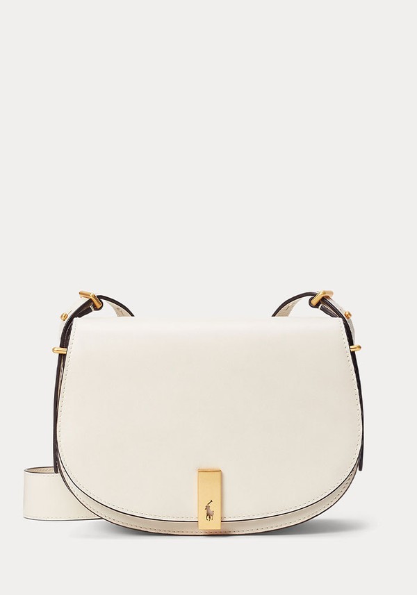 Polo ID Calfskin Saddle Bag Cream