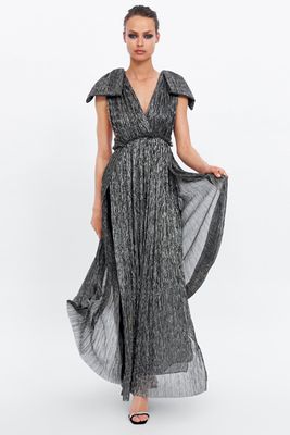 Limited Edition Metallic Thread Dress from Zara