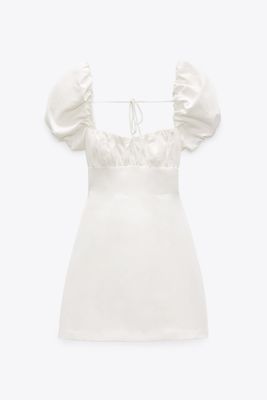 Linen Blend Dress from Zara