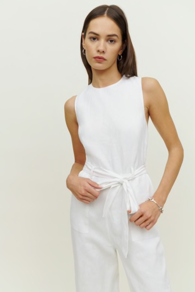 Naomi Linen Jumpsuit from The Reformation