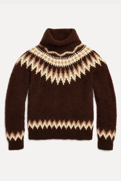 Fair Isle Wool-Blend Rollneck from Ralph Lauren