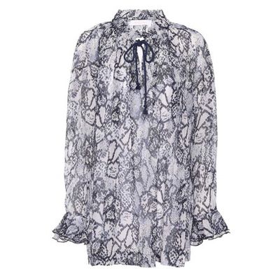 Printed Cotton and Silk Top from See by Chloé 