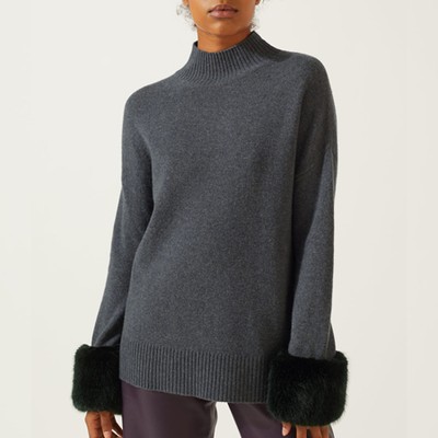 Fluffy Cuff Jumper