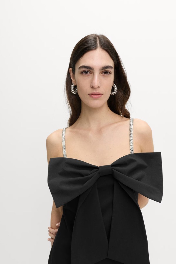 Embellished Bow Detail Mini Dress from Marks & Spencer