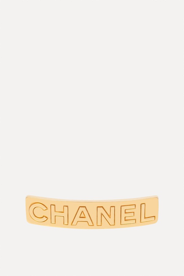 Gold Hair Clip from Chanel