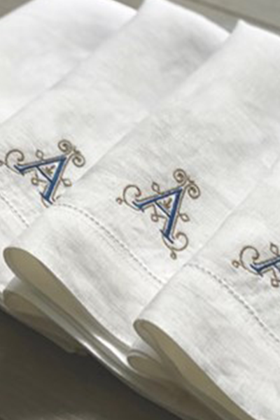 Initial Linen Napkins