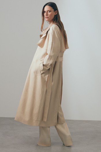 Atelier Teya Belted Trench Coat from Reiss