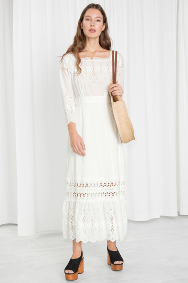 Eyelet Midi Dress from & Other Stories