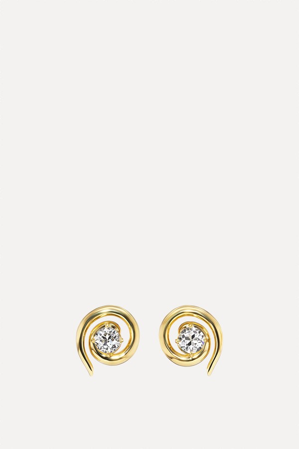 Gold Leca Earrings