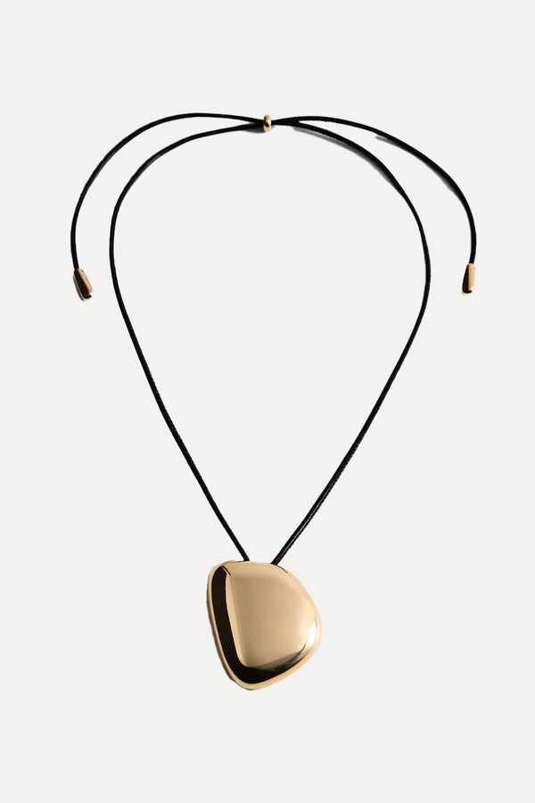 Metal Pendant Necklace from Mango