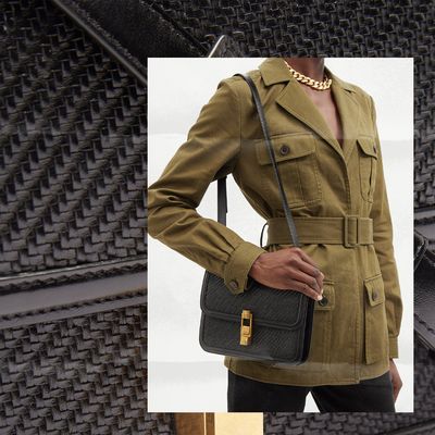 Carré Woven Leather Shoulder Bag, £2,425