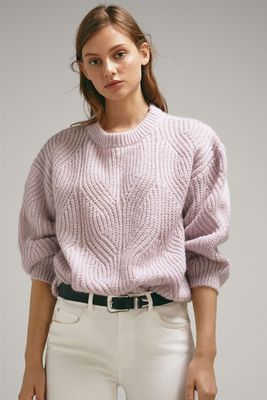 Open Knit Sweater  from Massimo Dutti 