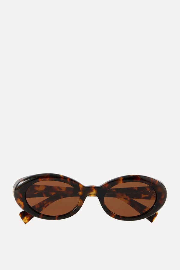 Rounded-Frame Acetate Sunglasses from MIU MIU
