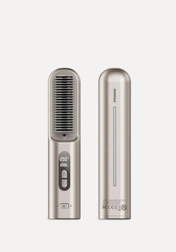 1-Care Sleek Travel Cordless Negative Ion Hair Straightening Brush