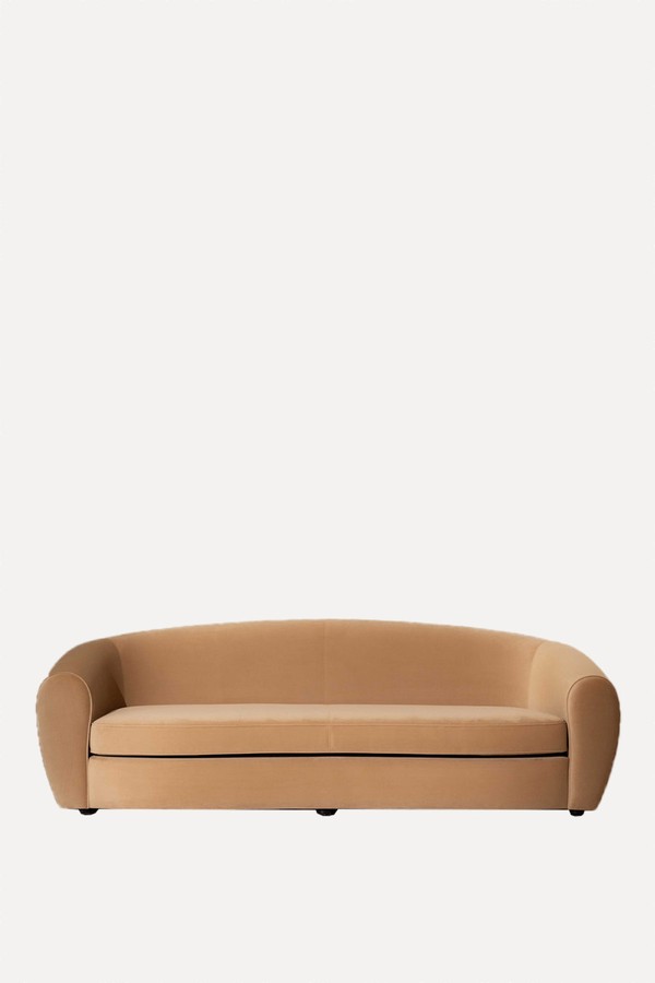 Piped Velvet Sofa from Six The Residence