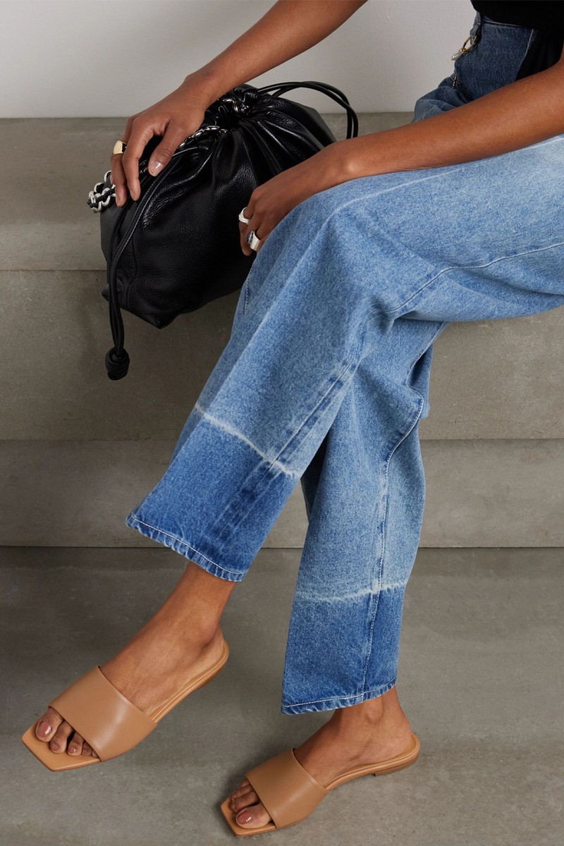 Anna Leather Slides from Aeyde