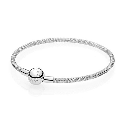 Moments Silver Mesh Bracelet