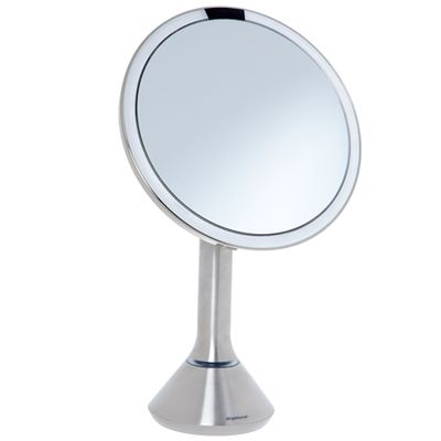 Silver Tone Chrome LED Vanity Mirror