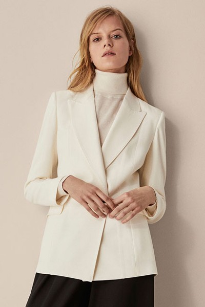 Textured Weave Blazer  from Massimo Dutti