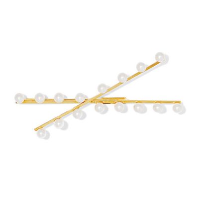 Faux Pearl Hair Slide from Lelet NY