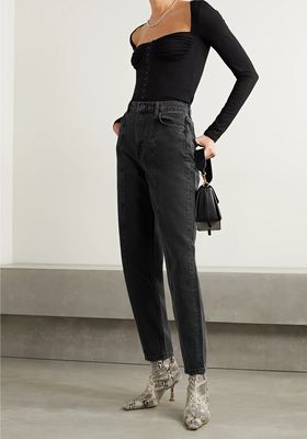 Kris High-Rise Slim-Leg Jeans from Reformation