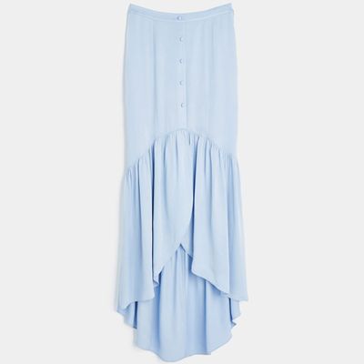 Sky Blue Skirt from Uterqüe