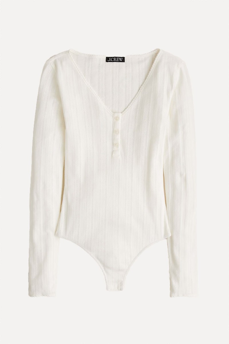 Pointelle Bodysuit from J.Crew