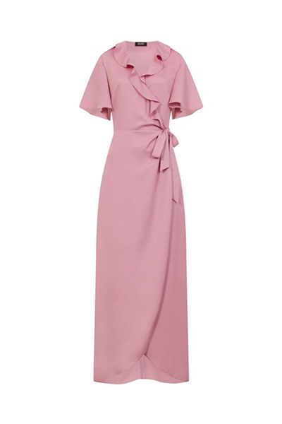 Girls on Film Dusty Pink Maxi Dress