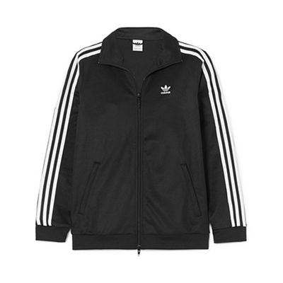 Striped Cotton-Blend Jersey Jacket from Adidas Originals