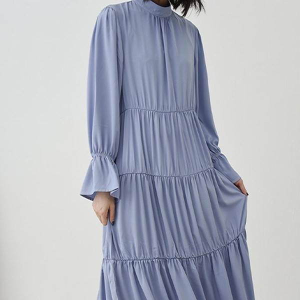 Chiffon Blue Dress