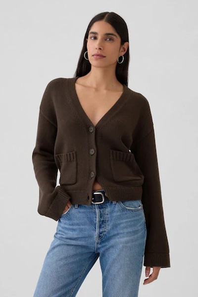 V-Neck Pocket Cardigan from Gap