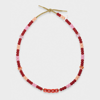 Love Beaded Necklace from Lauren Rubinski