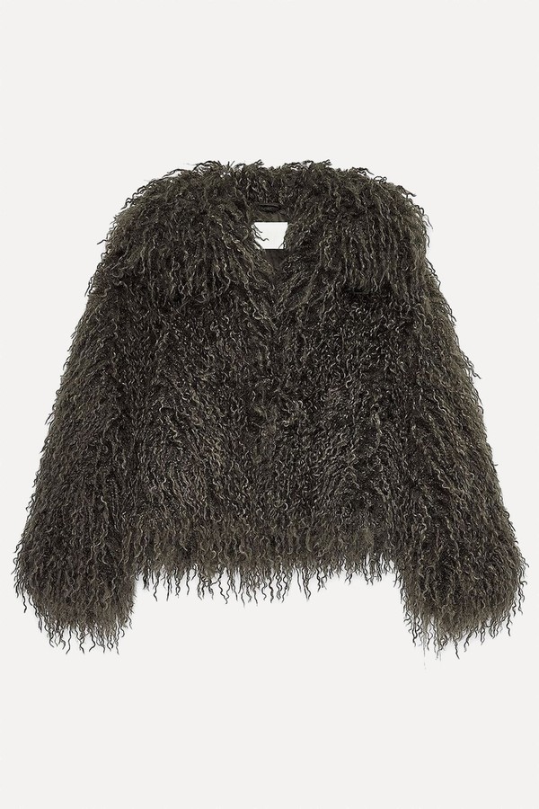 Curly Faux Fur Jacket from NA-KD