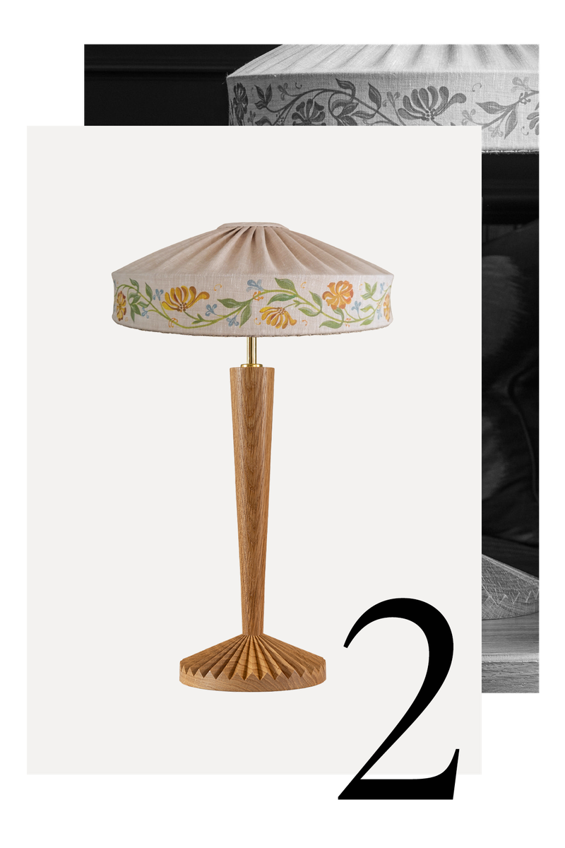 Fluted Tiffany Lamp from Beauvamp