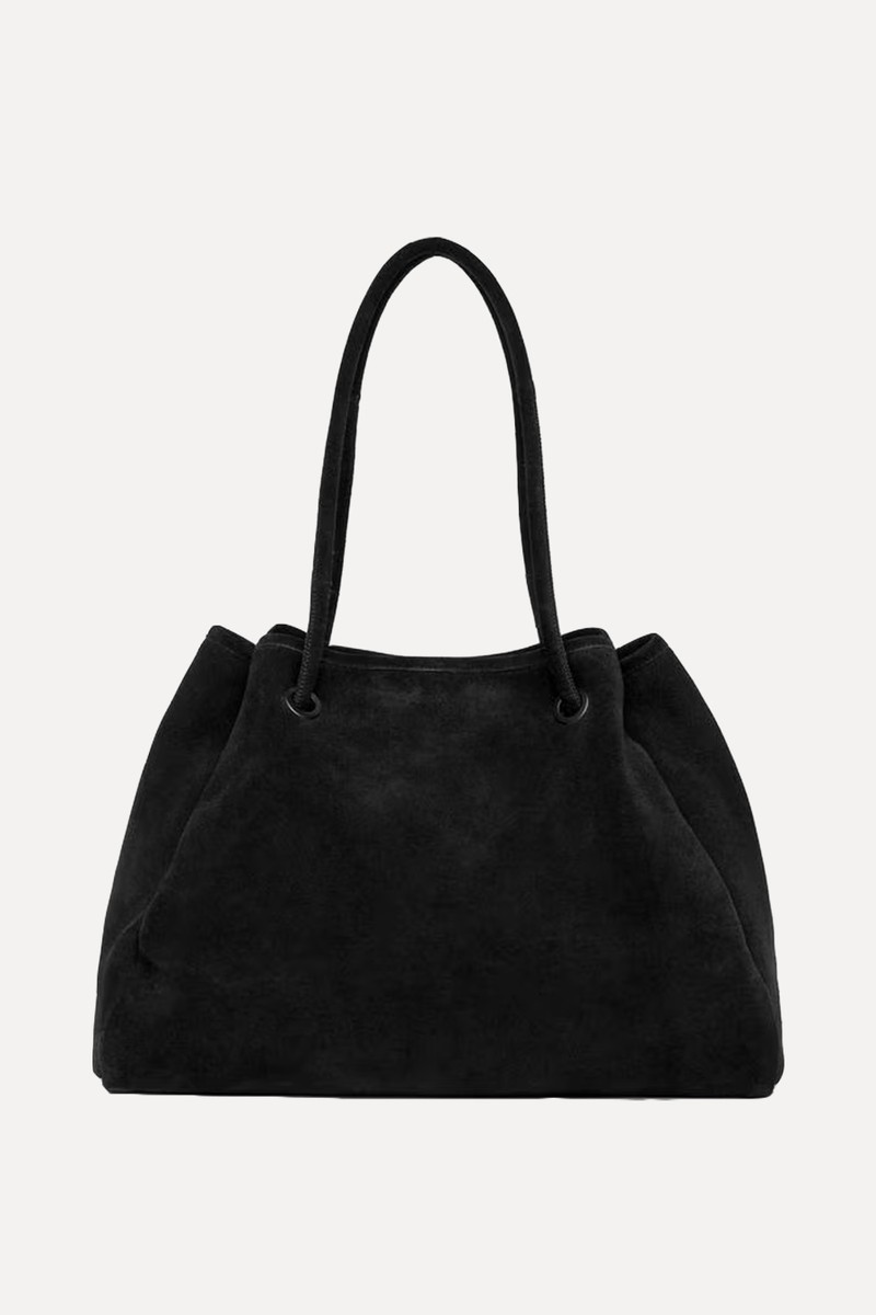 Suede Tote Bag from ARKET
