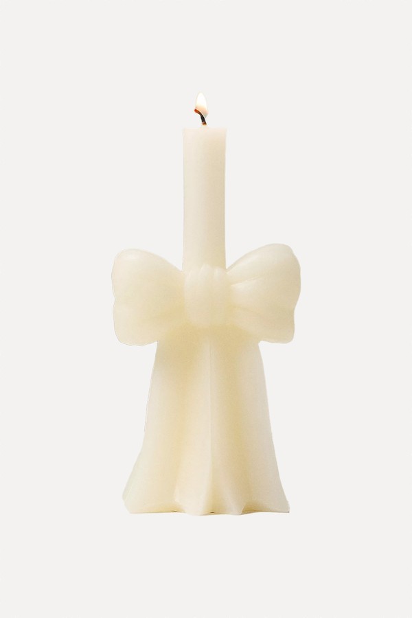 Bow Taper Candle