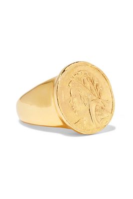 Gold-Plated Ring from Oscar De La Renta