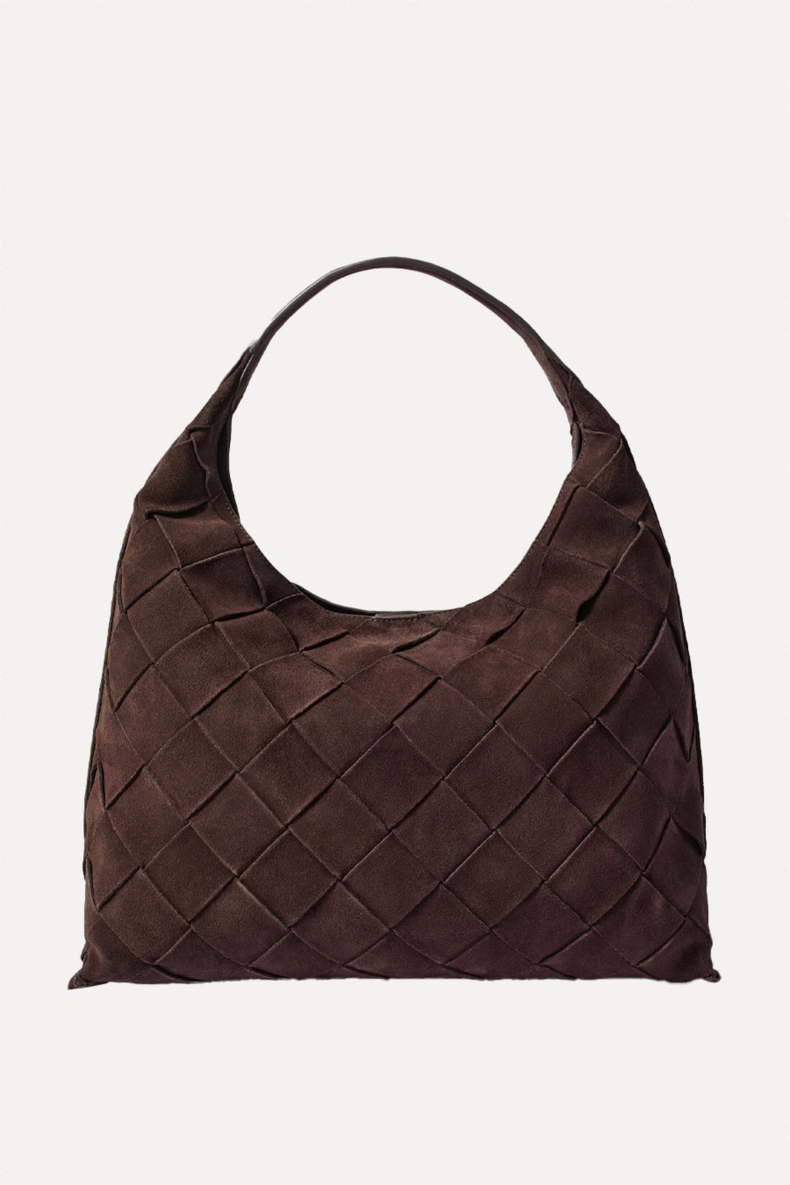 Braided Suede Tote