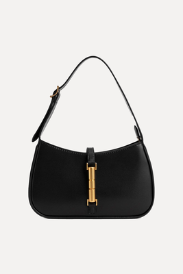 Cesia Metallic Accent Shoulder Bag from Charles & Keith