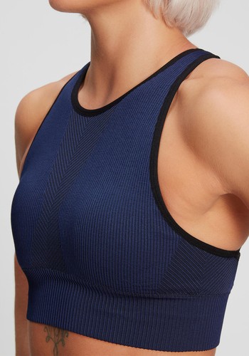 Raw Training Ribbed Seamless Sports Bra